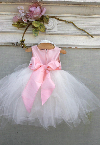 Flower girl tutu dress -Lucy