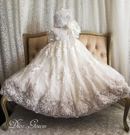 Heirloom Lace Christening Gown - Dior