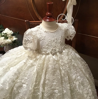 Lace Christening Gown - Adel