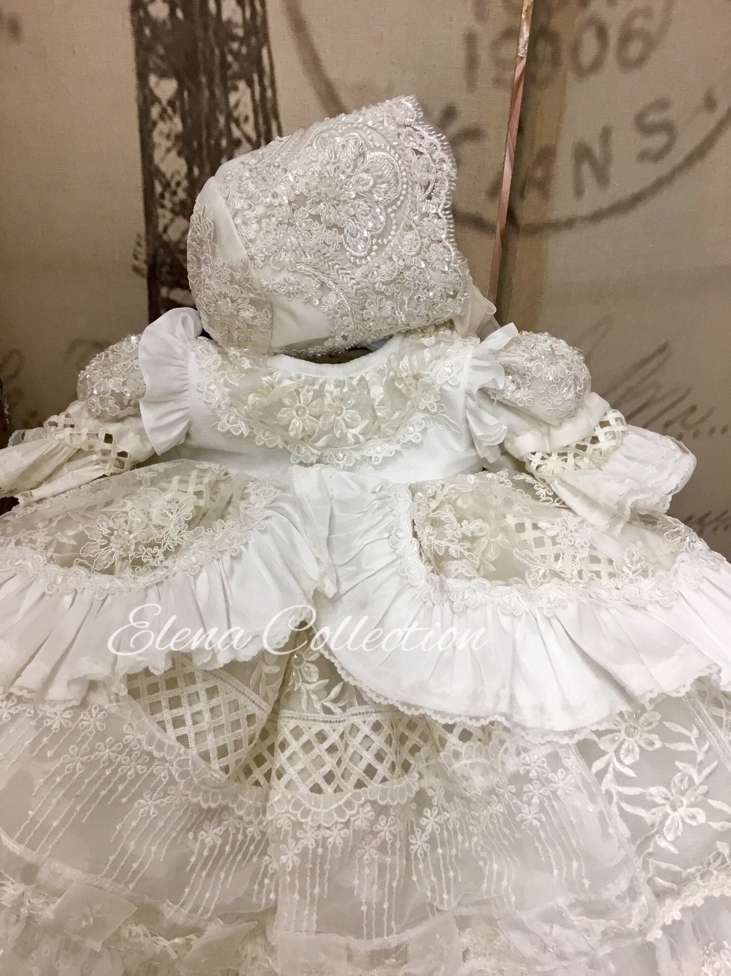 Christening Gown Heirloom -  Aurora