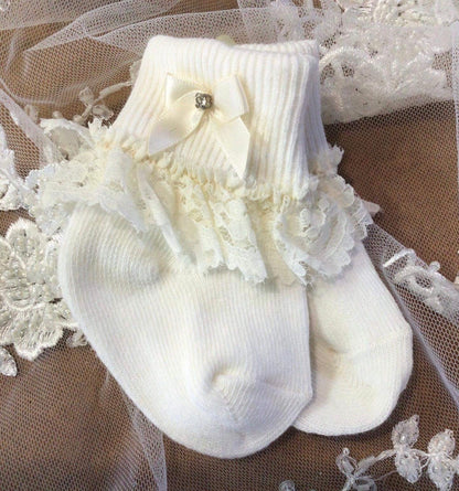 Christening Gown with Bonnet - Claudette