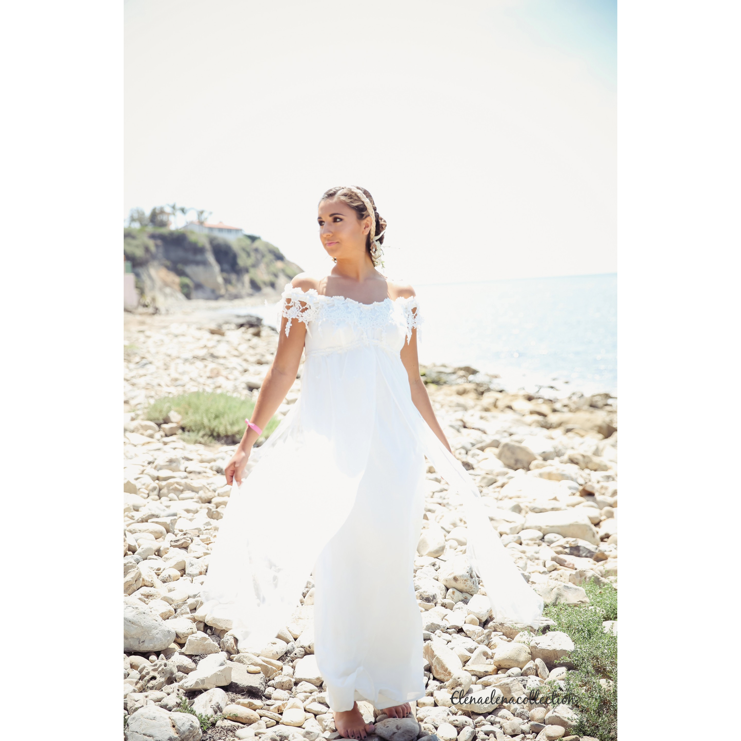 Wedding Dress-Bridal-Photo-prop-bridesmade-boho dress-Titanic - ElenaCollection
 - 1